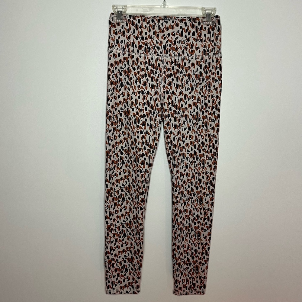 Anthropologie Daily Practice Full Length Patterned Leggings
